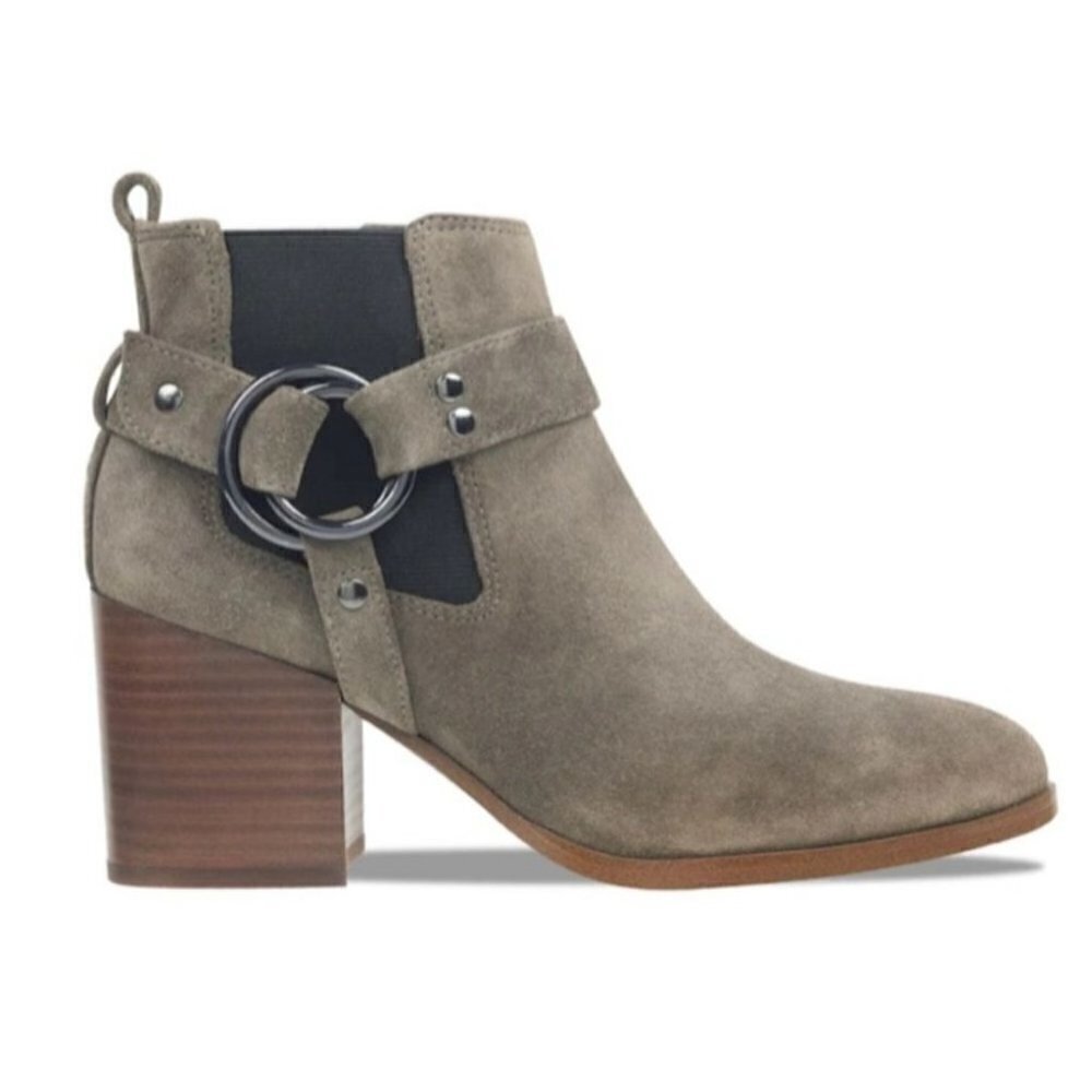 Marc Fisher View Suede Harness Chelsea Boots Size 9.5M